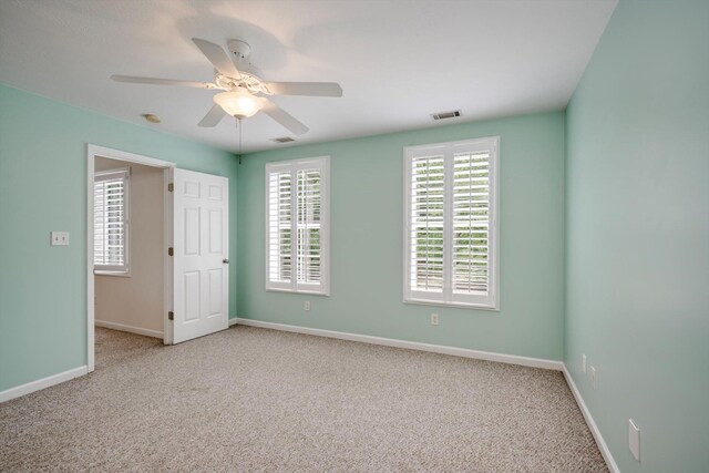 2288 William Few Pkwy, Evans, GA 30809 - unfurnished bedroom featuring carpet floors, baseboards, and ceiling fan