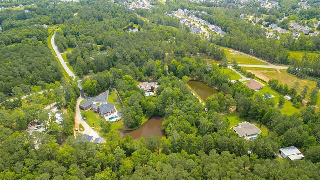 2288 William Few Pkwy, Evans, GA 30809 - drone / aerial view of a nearby body of water and a forest