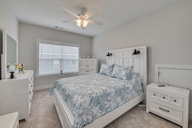 8073 Crossbow Lndg, Graniteville, SC 29829 - bedroom featuring light colored carpet, baseboards, and a ceiling fan