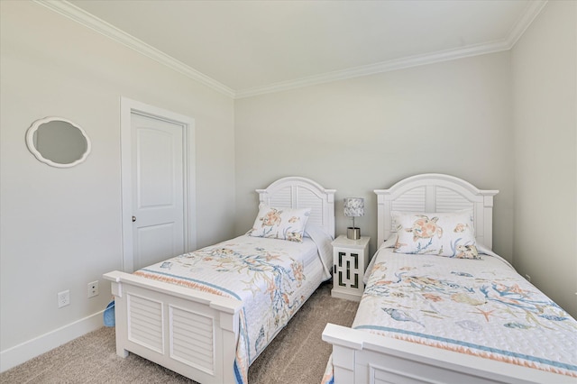 8073 Crossbow Lndg, Graniteville, SC 29829 - bedroom featuring crown molding, light colored carpet, and baseboards
