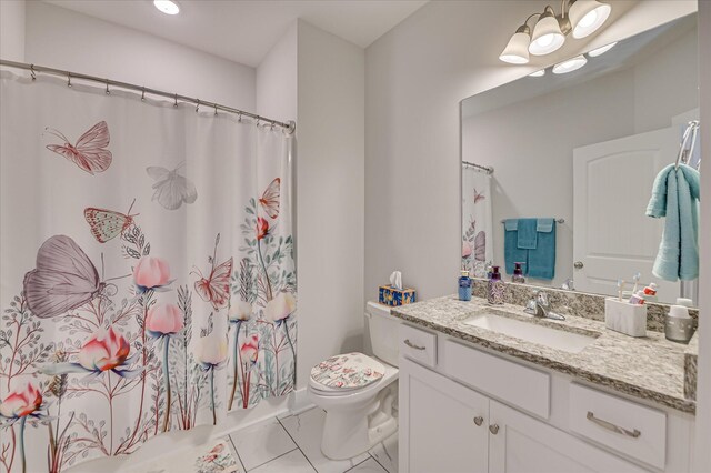 8073 Crossbow Lndg, Graniteville, SC 29829 - bathroom featuring toilet, vanity, and a shower with shower curtain