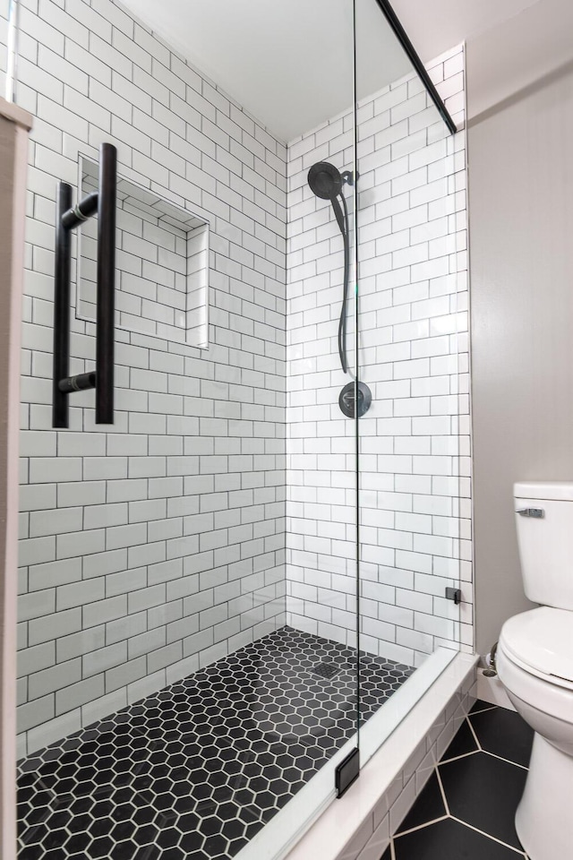 2700 Summit Ridge Rd, Evans, GA 30809 - full bathroom with a stall shower and tile patterned floors
