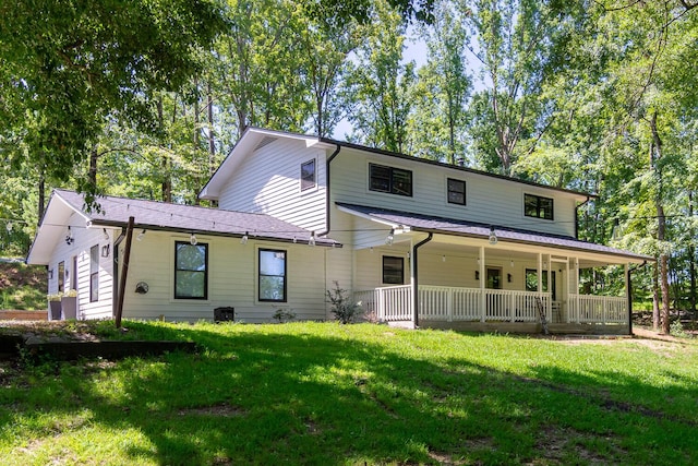 2700 Summit Ridge Rd, Evans, GA 30809 - view of front facade featuring a porch and a front lawn