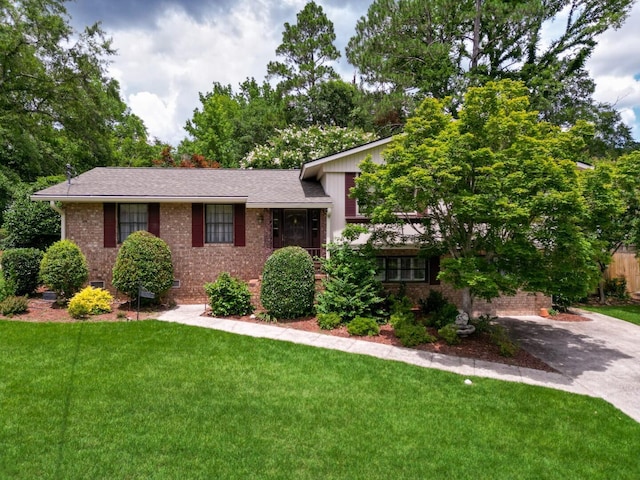 2161 Chadwick Rd, Augusta, GA 30906 - split level home with a front lawn and brick siding