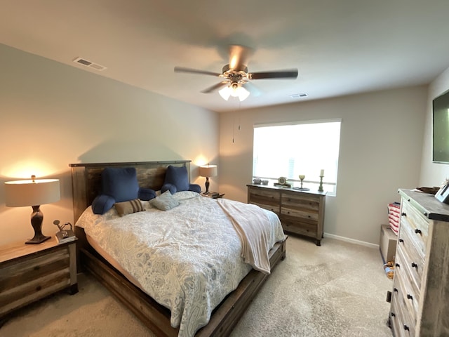 134 Grindle Shls, Grovetown, GA 30813 - bedroom featuring light carpet, a ceiling fan, and baseboards