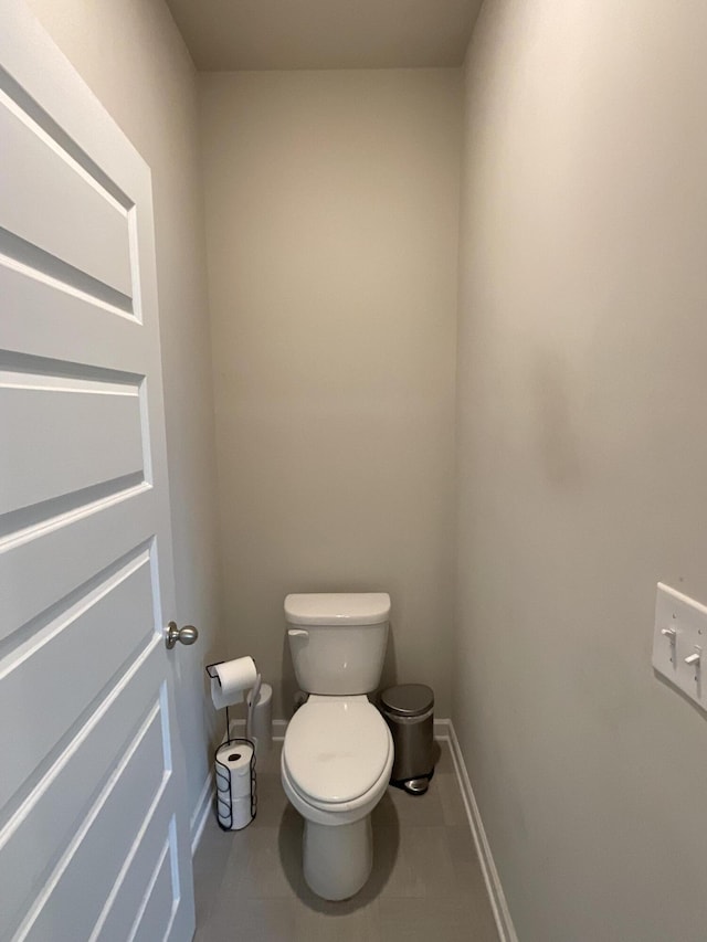 134 Grindle Shls, Grovetown, GA 30813 - bathroom featuring toilet, tile patterned flooring, and baseboards