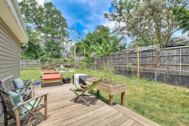 1745 Oak Dr, Augusta, GA 30904 - deck with a fenced backyard