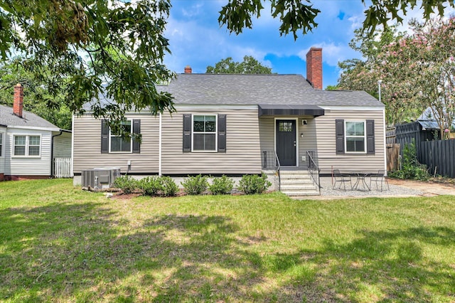 1745 Oak Dr, Augusta, GA 30904 - view of front of house with a chimney and a shingled roof