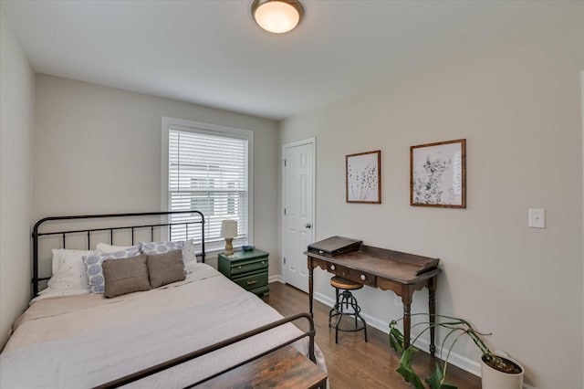 1745 Oak Dr, Augusta, GA 30904 - bedroom with wood finished floors and baseboards
