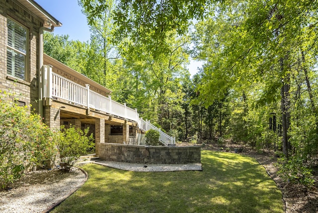 403 Ascot Dr, Aiken, SC 29803 - view of yard with stairway