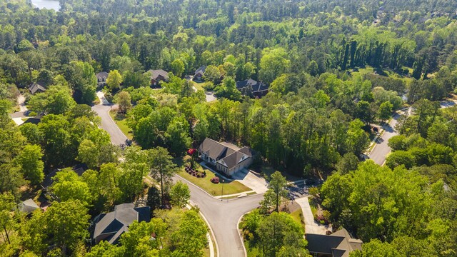 403 Ascot Dr, Aiken, SC 29803 - bird's eye view with a wooded view