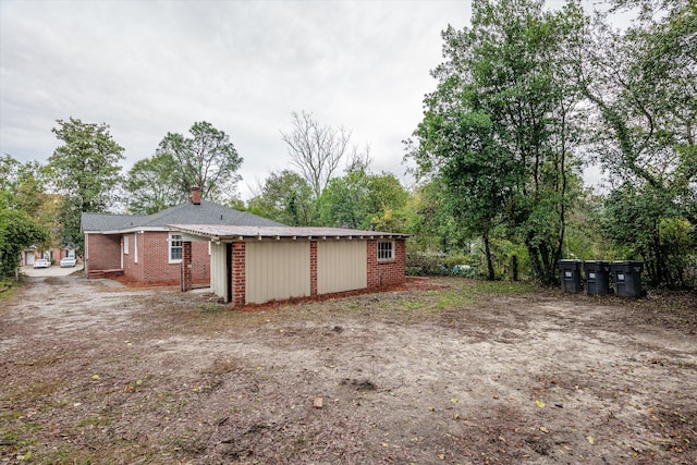 view of side of property