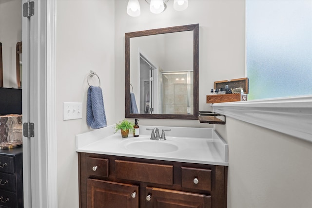 205 Langfuhr Way, North Augusta, SC 29860 - full bathroom with vanity and a shower with shower door