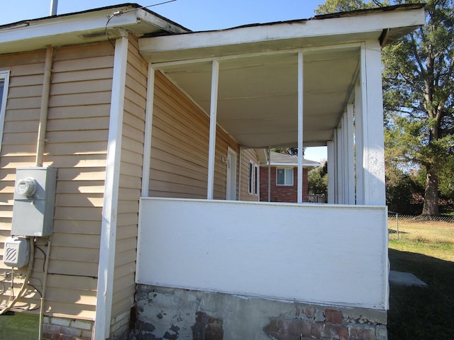 view of side of home