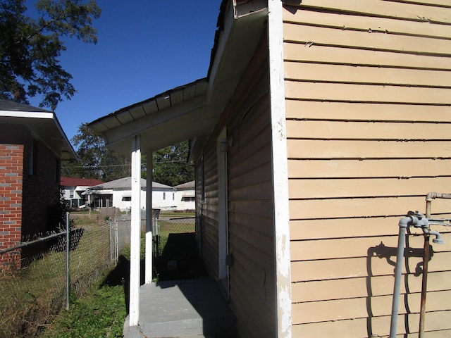 view of side of property