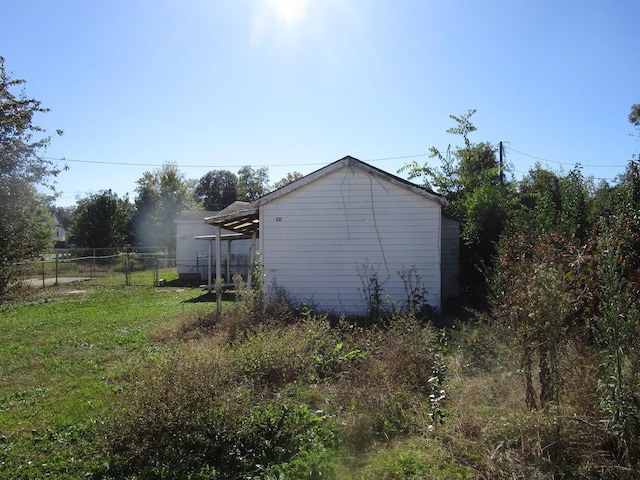 view of home's exterior