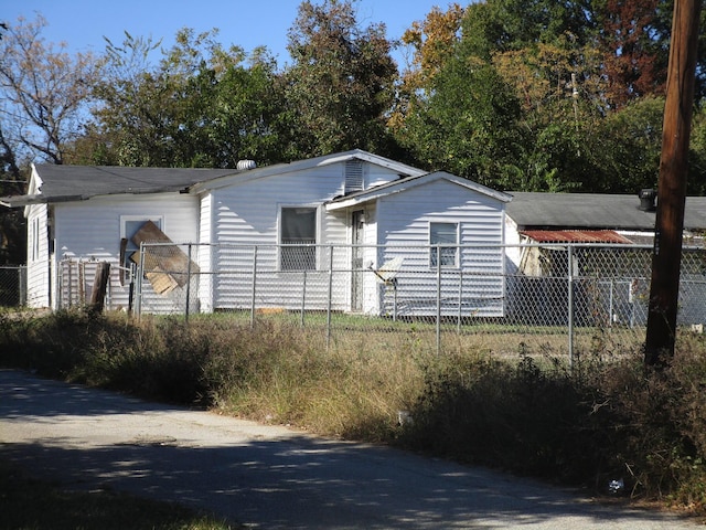 view of front of home