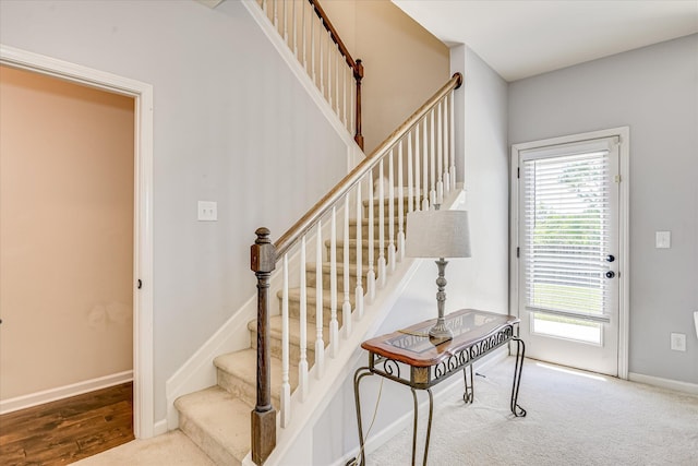 3374 Grove Landing Cir, Grovetown, GA 30813 - stairs with baseboards