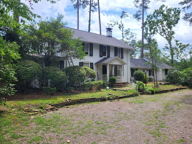 3012 Walton Way, Augusta, GA 30909 - colonial-style house featuring a chimney