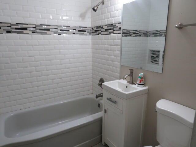 2810 Anne St, Augusta, GA 30906 - bathroom featuring vanity and shower / bathtub combination