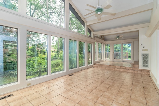705 Woodgate Ct, Augusta, GA 30909 - unfurnished sunroom with ceiling fan and plenty of natural light