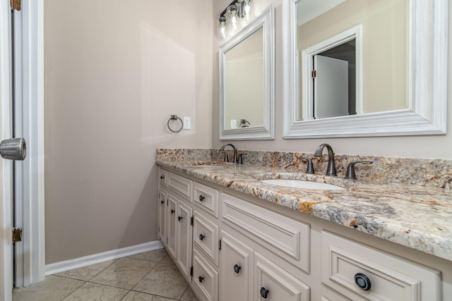 705 Woodgate Ct, Augusta, GA 30909 - bathroom with double vanity and marble finish flooring