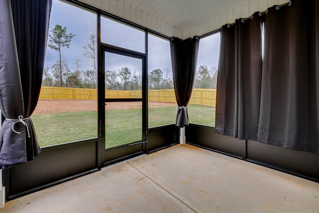 6135 Mottled Duck Dr, North Augusta, SC 29860 - unfurnished sunroom featuring healthy amount of natural light