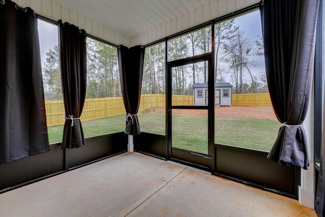 6135 Mottled Duck Dr, North Augusta, SC 29860 - view of unfurnished sunroom