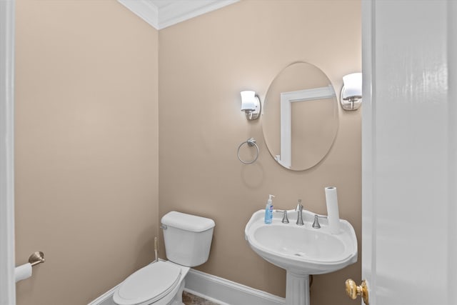 3570 Granite Way, Martinez, GA 30907 - bathroom with toilet and ornamental molding