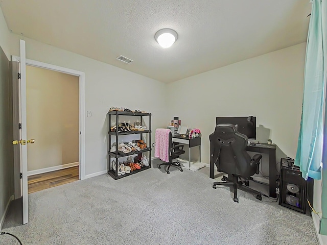620 W Clinton Way, Martinez, GA 30907 - office with carpet flooring, baseboards, and a textured ceiling