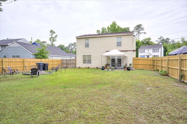 view of rear view of property