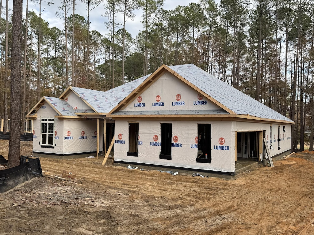 view of property in mid-construction