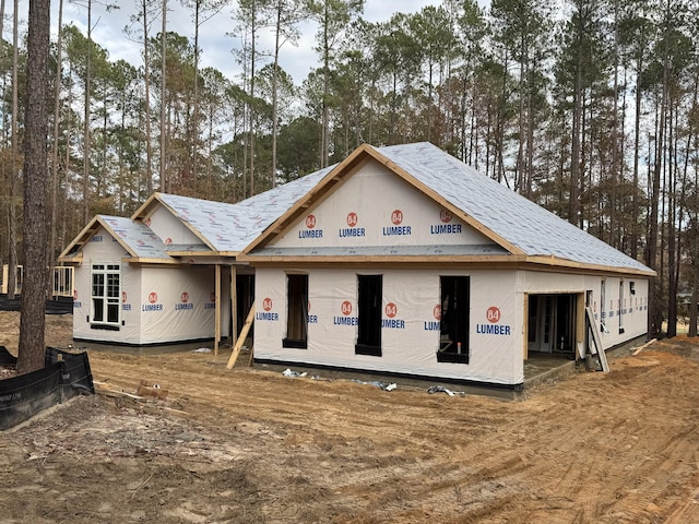 view of property in mid-construction