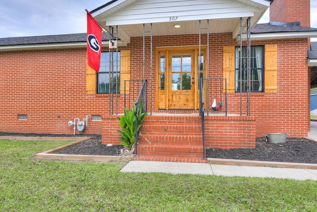 307 Terrace Hill Rd, Wrens, GA 30833 - entrance to property featuring brick siding