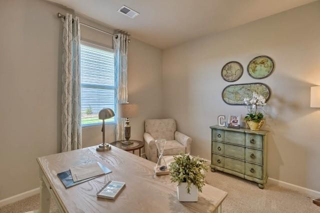 1253 Birch Cir, Grovetown, GA 30813 - office space with light colored carpet and baseboards