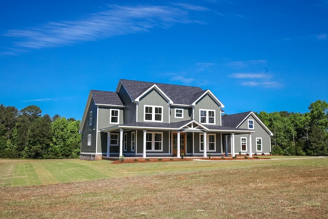 3540 Mistletoe Rd, Appling, GA 30802 - view of front of home featuring a front lawn, board and batten siding, and a porch