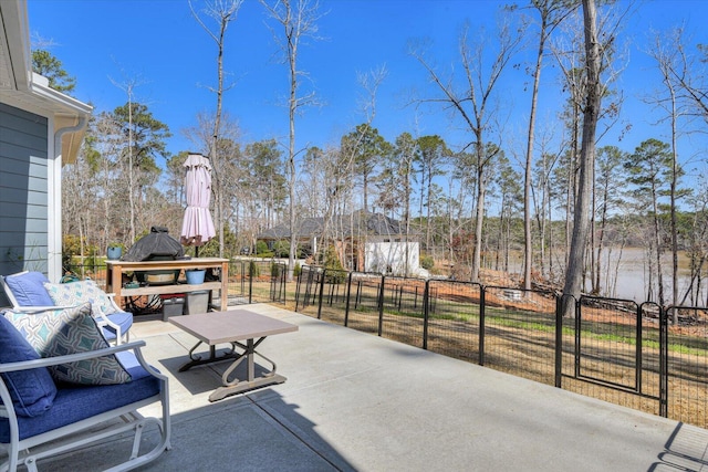 118 Bereau Dr, Mccormick, SC 29835 - view of patio featuring fence