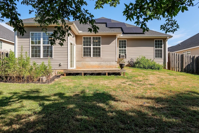 570 Lory Ln, Grovetown, GA 30813 - rear view of property featuring solar panels