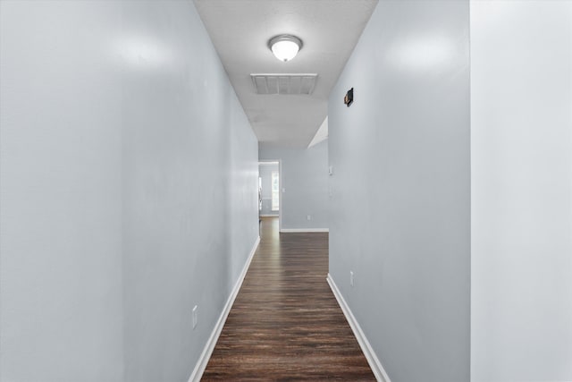 570 Lory Ln, Grovetown, GA 30813 - hall featuring dark wood-style flooring and baseboards