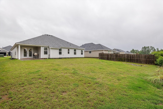 4894 Fairmont Dr, Graniteville, SC 29829 - rear view of house featuring french doors