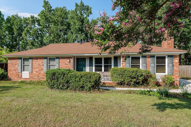 464 Rachel Dr, Evans, GA 30809 - ranch-style house featuring brick siding and a chimney