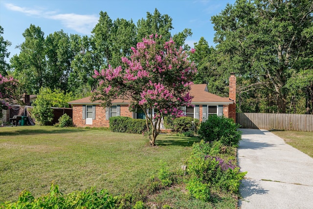 464 Rachel Dr, Evans, GA 30809 - view of front of property featuring concrete driveway and a chimney