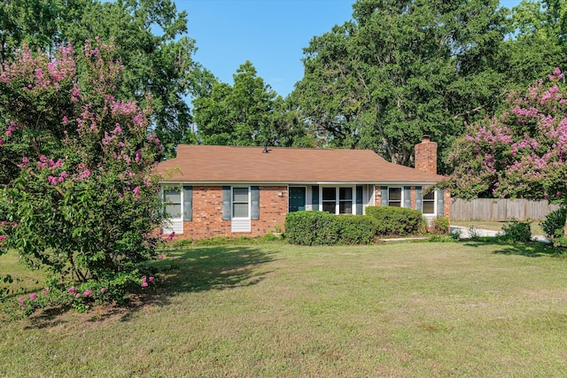 464 Rachel Dr, Evans, GA 30809 - single story home featuring a chimney and brick siding