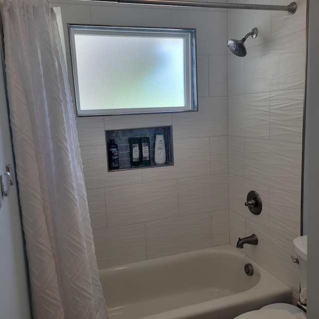 3597 Parliament Pl, Martinez, GA 30907 - bathroom with shower / tub combo with curtain