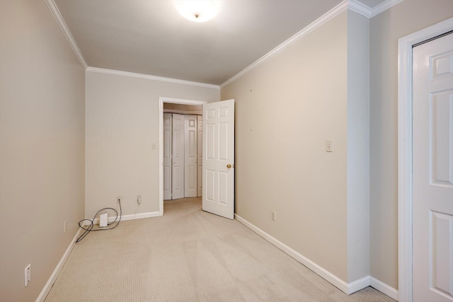 615 Stevens Xing, Augusta, GA 30907 - unfurnished bedroom featuring crown molding and light carpet
