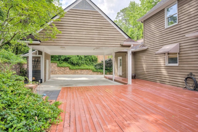 615 Stevens Xing, Augusta, GA 30907 - wooden deck featuring a patio area