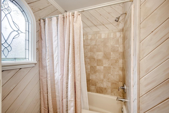 615 Stevens Xing, Augusta, GA 30907 - full bathroom featuring shower / bath combo with shower curtain