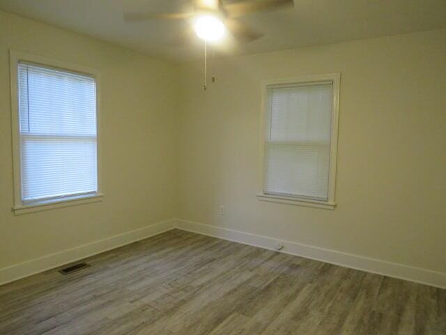 2072 Battle Row, Augusta, GA 30904 - empty room featuring wood finished floors and ceiling fan