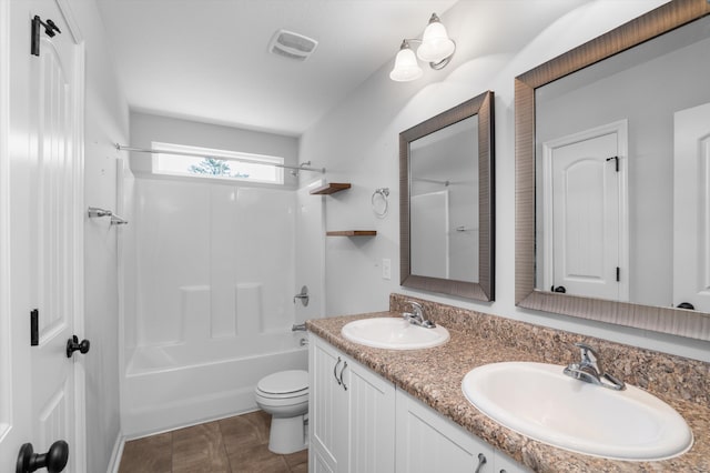 5174 Copse Dr, Augusta, GA 30909 - bathroom featuring double vanity and shower / bathtub combination