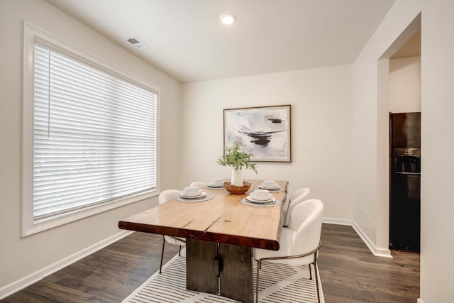 2178 River Park Ct, Augusta, GA 30907 - dining space featuring dark wood finished floors and recessed lighting